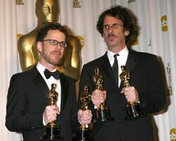 joel ethan coen won 3 oscars net zo een team 80ste academie prijzen kodak theater los engelen, ca februari 24, 2008 foto