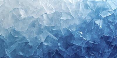 ai gegenereerd meetkundig blauw ijs structuur achtergrond foto