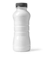 witte plastic fles foto