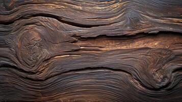 ai gegenereerd bruin hout textuur. abstract achtergrond foto