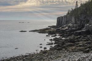 otter point en god stralen, maine foto