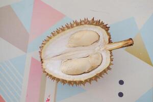durian is een koning van fruit foto