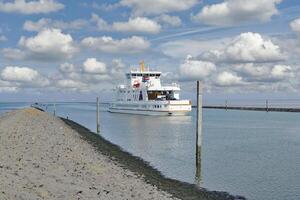 veerboot van norden Norddeich naar nordney eiland, noorden zee, oosten Friesland, Duitsland foto
