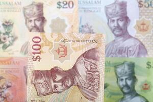 Brunei dollar een bedrijf achtergrond foto