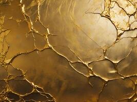 ai gegenereerd gouden marmeren structuur achtergrond, abstract goud structuur met hoog oplossing. foto