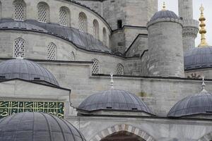 sultanahmet blauwe moskee in istanbul, turkije foto
