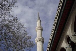 sultanahmet blauwe moskee in istanbul, turkije foto