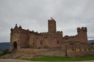 uitzicht op het kasteelmuseum van Javier foto