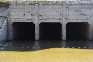 slot de kanaal van irrigeren systeem foto