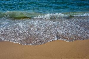 pattaya strand, na jomtien Oppervlakte, stil, privaat, en heeft strand activiteiten. foto