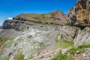 faja de las flores ordesa y monte perdido nationaal park, Spanje foto