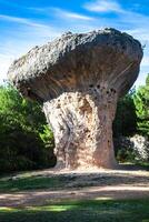 de ciudad encantada betoverd stad geologisch plaats in Cuenca Spanje foto