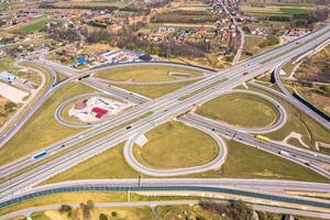 weg vervoer - een hoge snelheid weg foto