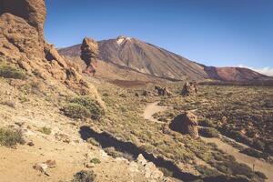 vulkaan pico del teide, el teide nationaal park, tenerife, kanarie eilanden, Spanje foto