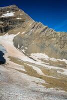 gletsjer in de cirque de gavarnie in de centraal Pyreneeën - Frankrijk foto