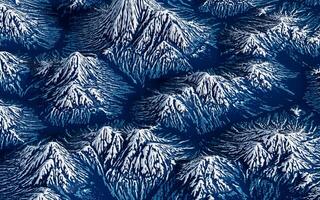 sneeuw bergen landvorm achtergrond, 3d weergave. foto