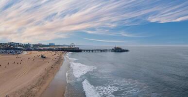 Venetië strand los angeles Californië la zomer blauw antenne visie. foto