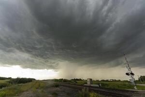 onweerswolken canada foto