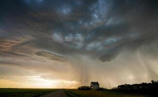 onweerswolken canada foto