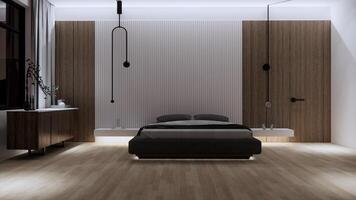 elegant modern slaapkamer hedendaags slaapkamer interieur foto