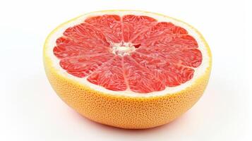 ai gegenereerd grapefruit Aan geïsoleerd wit achtergrond. foto