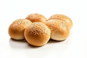 ai gegenereerd bun brood detailopname foto