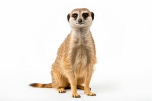 ai gegenereerd meerkat illustratie clip art foto