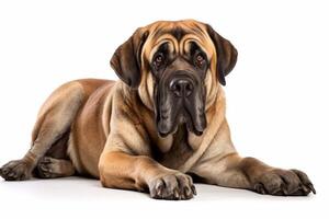 ai gegenereerd Engels mastiff clip art foto