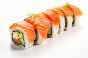 ai gegenereerd sushi voedsel clip art foto