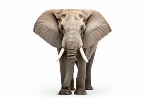 ai gegenereerd Afrikaanse olifant clip art foto