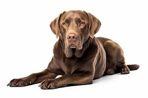 ai gegenereerd labrador hond clip art foto