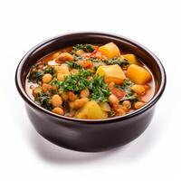 ai gegenereerd ribollita soep detailopname foto