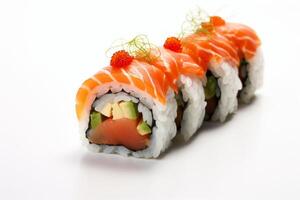 ai gegenereerd sushi voedsel clip art foto