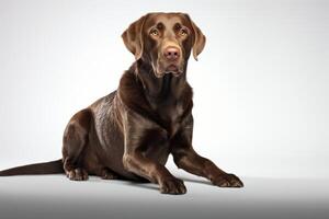 ai gegenereerd labrador hond clip art foto