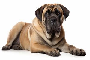 ai gegenereerd Engels mastiff clip art foto