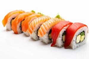 ai gegenereerd sushi voedsel clip art foto