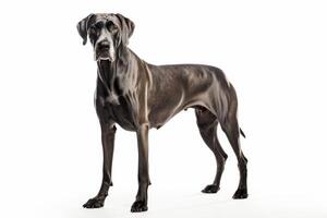 ai gegenereerd Super goed dane hond clip art foto