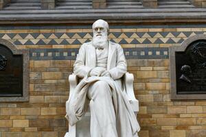 Charles darwin, natuurlijk geschiedenis museum foto