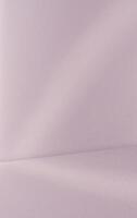 roze achtergrond, atelier kamer met schaduw licht Aan beton muur, leeg backdrop beige Scherm Product Cadeau met zonlicht reflecteren, pastel banier voor lente zomer verkoop, promoten voor kunstmatig foto