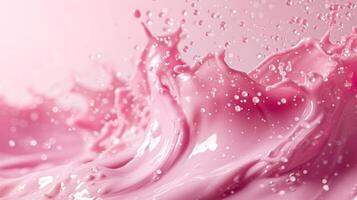 ai gegenereerd mooi roze achtergrond voor schoonheidsmiddelen reclame foto