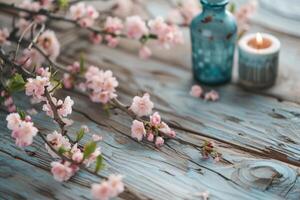 ai gegenereerd mooi bloemen voorjaar achtergrond. bloemen regeling. generatief ai foto