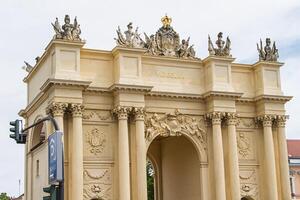 Brandenburger Tor uit potsdam, berlijn, duitsland foto