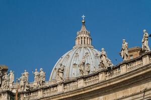 basilica di san pietro, vaticaan, rome, italië foto