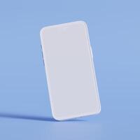 minimalistische modern klei voor mockup verzameling smartphones voor presentatie, toepassing Scherm, informatie grafiek foto