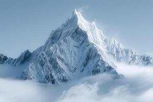 ai gegenereerd mooi natuur berg landschap professioneel fotografie foto