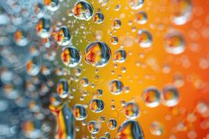 ai gegenereerd abstract water bubbels kleurrijk achtergrond ontwerp afbeeldingen foto