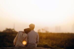 paar in liefde achtergrond, st. Valentijnsdag dag dating conceptuele foto