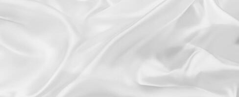 wit zijde kleding stof lijnen getextureerde luxe achtergrond foto