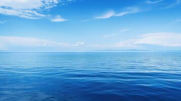 ai gegenereerd oceaan marine blauw water kleur ai gegenereerd foto