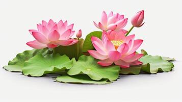 ai gegenereerd natuur lotus bloem PNG ai gegenereerd foto